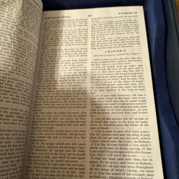 Holy Bible: The Comfort Edition (King James Version) With Nice Blue Case - Picture 5 of 12